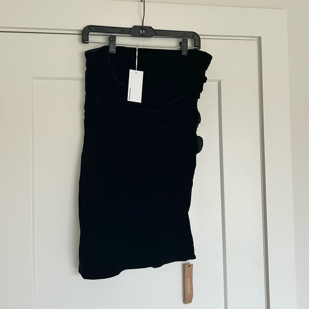 NWT Reformation Lanesia Velvet Dress - Picture 3 of 7